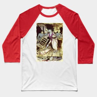 The Telltale Heart - Arthur Rackham for Edgar Allan Poe Baseball T-Shirt